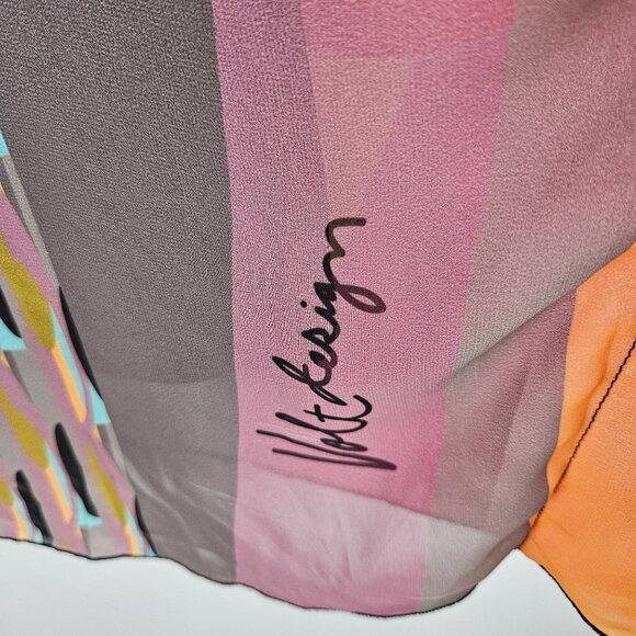 Volt Design Tunic Top Size Large Art To Wear, Dopamine Maximalism Artsy Colorful - Picture 3 of 12